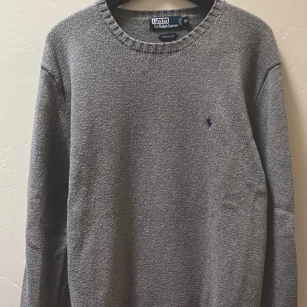Ralph Lauren Mens Crew Sweater Cotton XL Mens